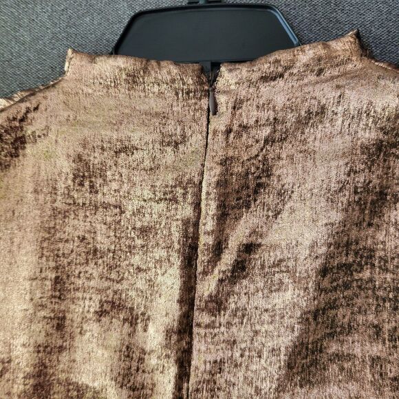 Kahlana Barfield Brown Future Collective X Target L Copper Longsleeve Blouse 820 - Picture 4 of 11